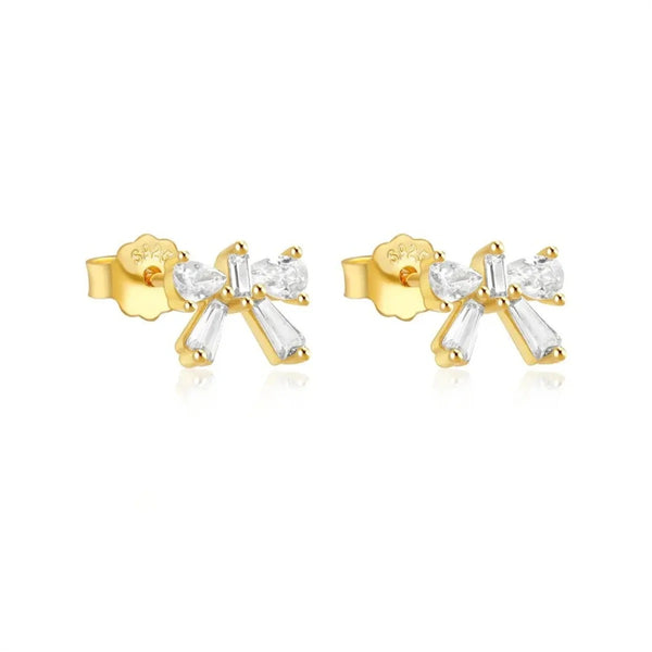 Zen Crystal Studs Earrings