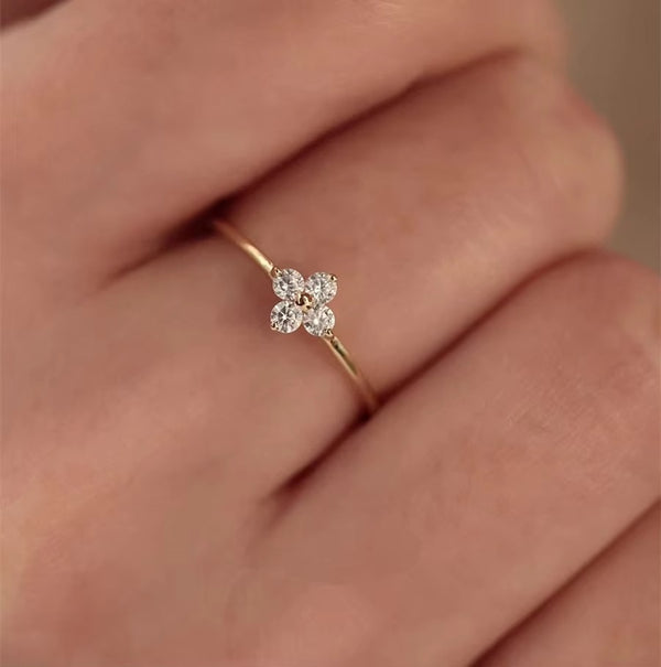 Divine Clover  Ring