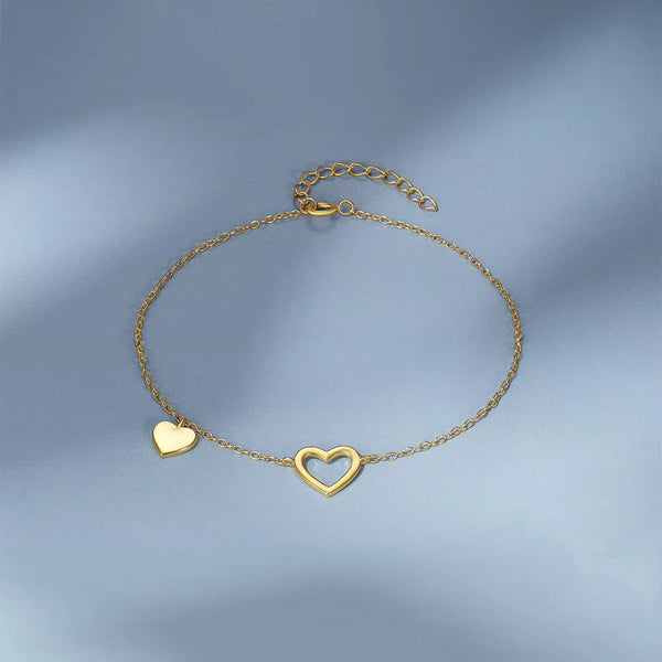 Pittsbur Double Hearts Bracelet