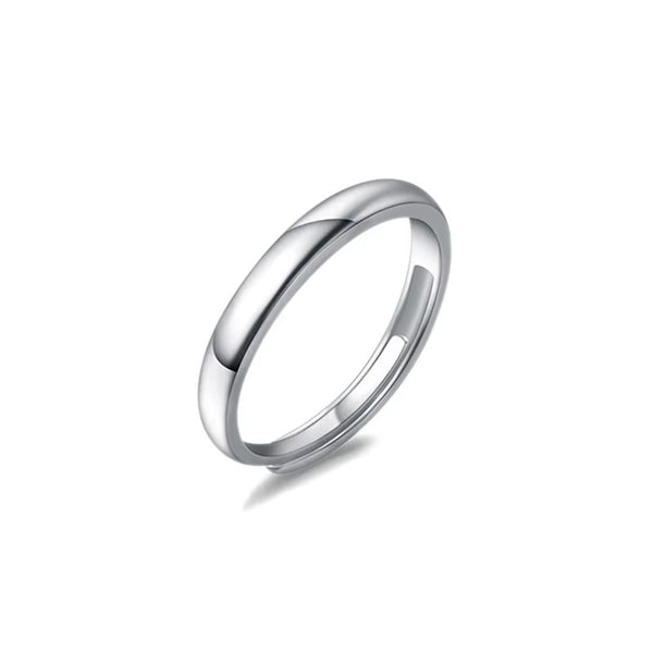 Philadel	Men's Classic Resizable Wedding  Ring Silver