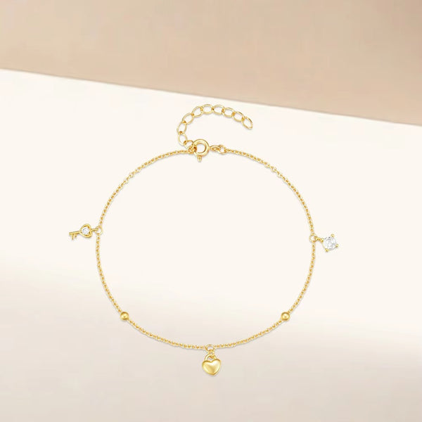 Bendie Key to Heart Bracelet