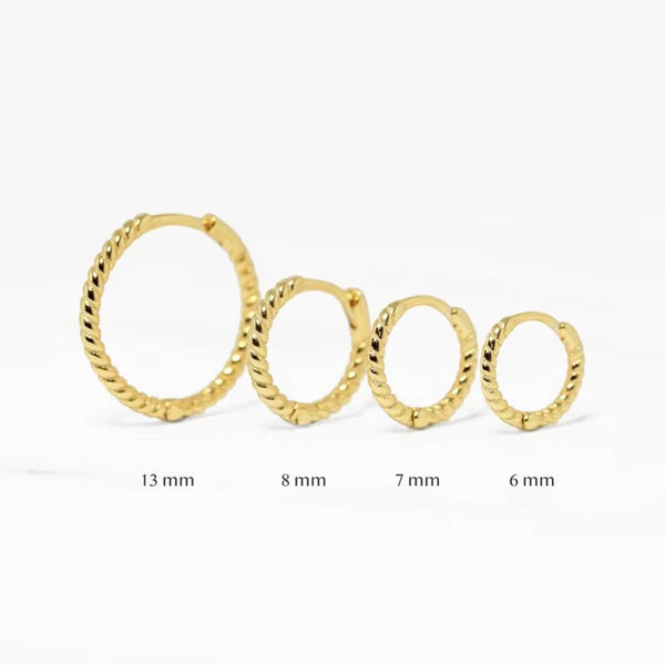 Raya 13mm Hoops Earrings