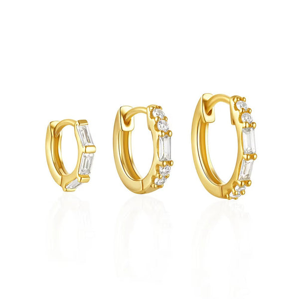 Rae	3Pc Set Hoops Earrings