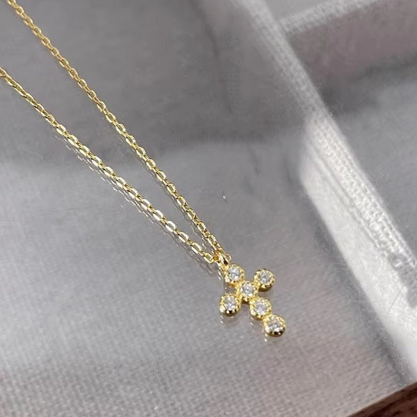 Grace Jeweled Cross Necklace