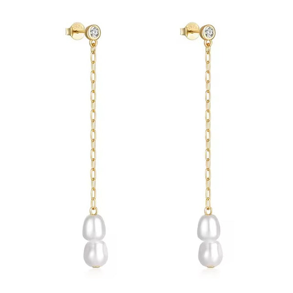 Tess Pearl Drop Earrings