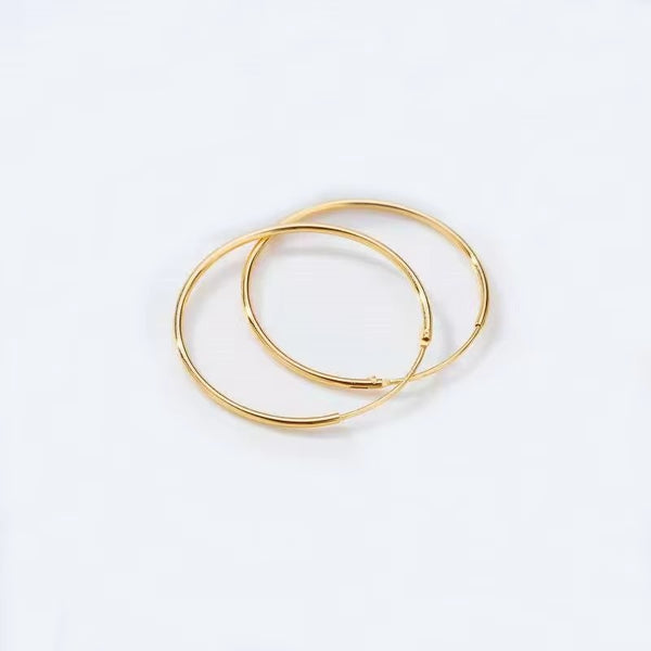 Breeze Hoops Earrings 14mm