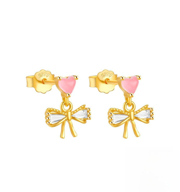 Rubel Light Rose Drops Earring